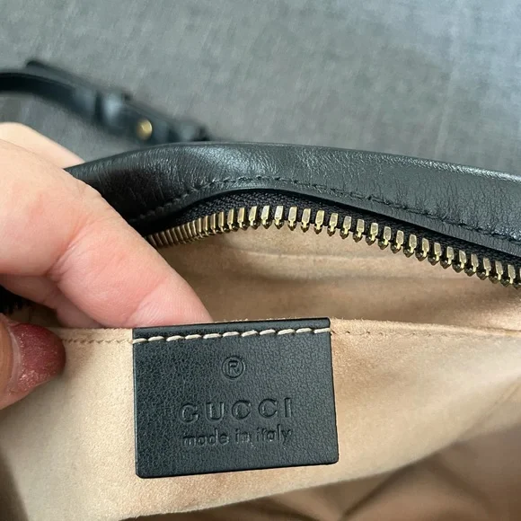 GUCCI GG Marmont small matelassé camera bag black - Picture 12 of 15